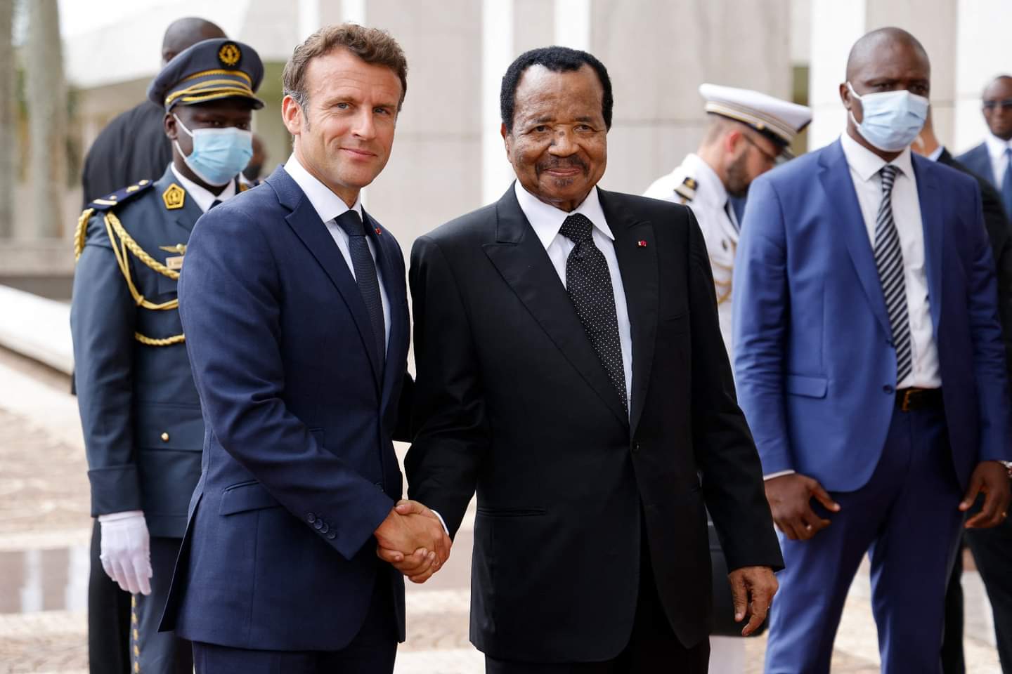 Visite marathon du président français Emmanuel MACRON en terre camerounaise