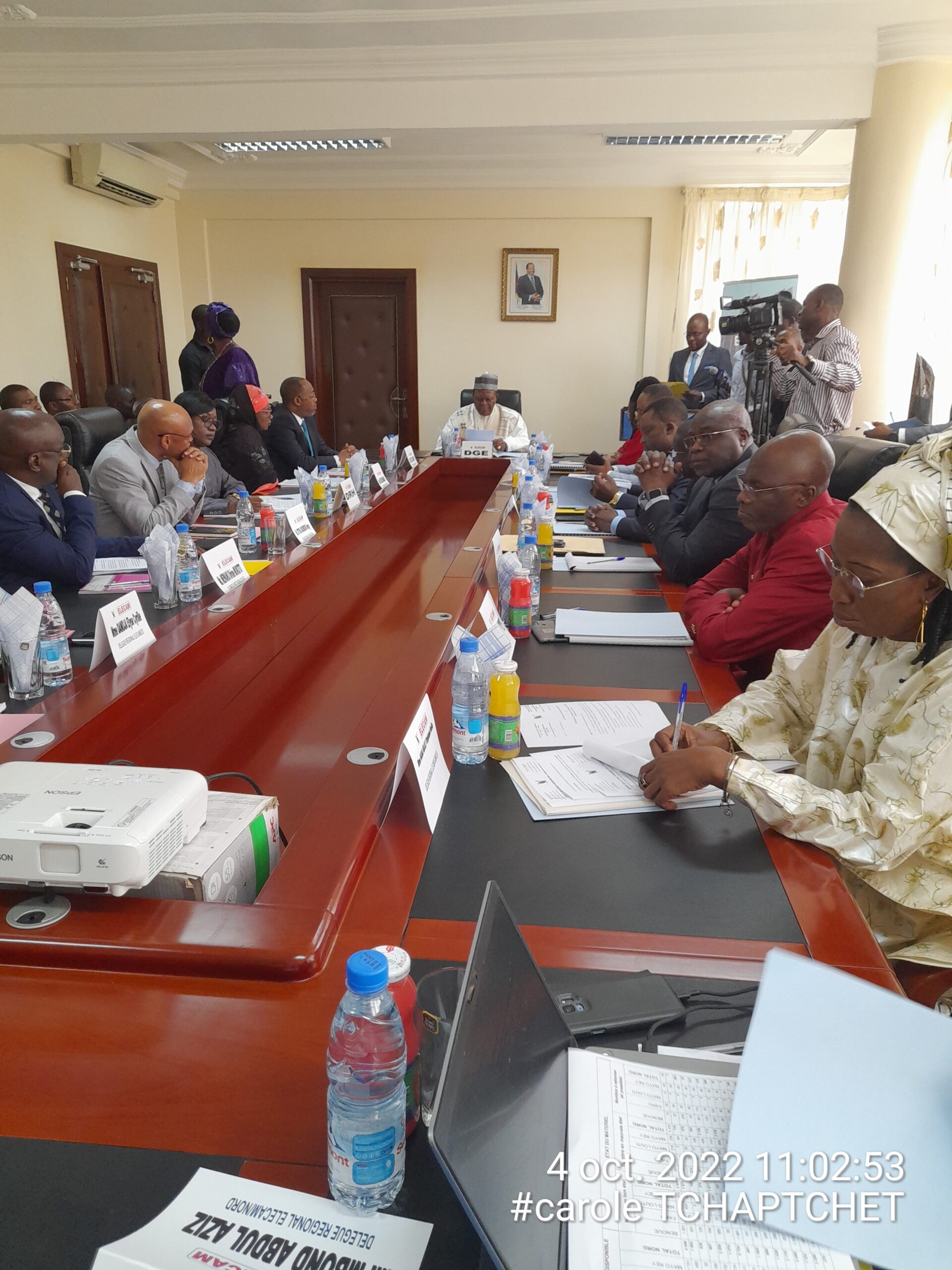 Le Directeur Général des Élections et les délégués régionaux d’Elections Cameroon en conclave