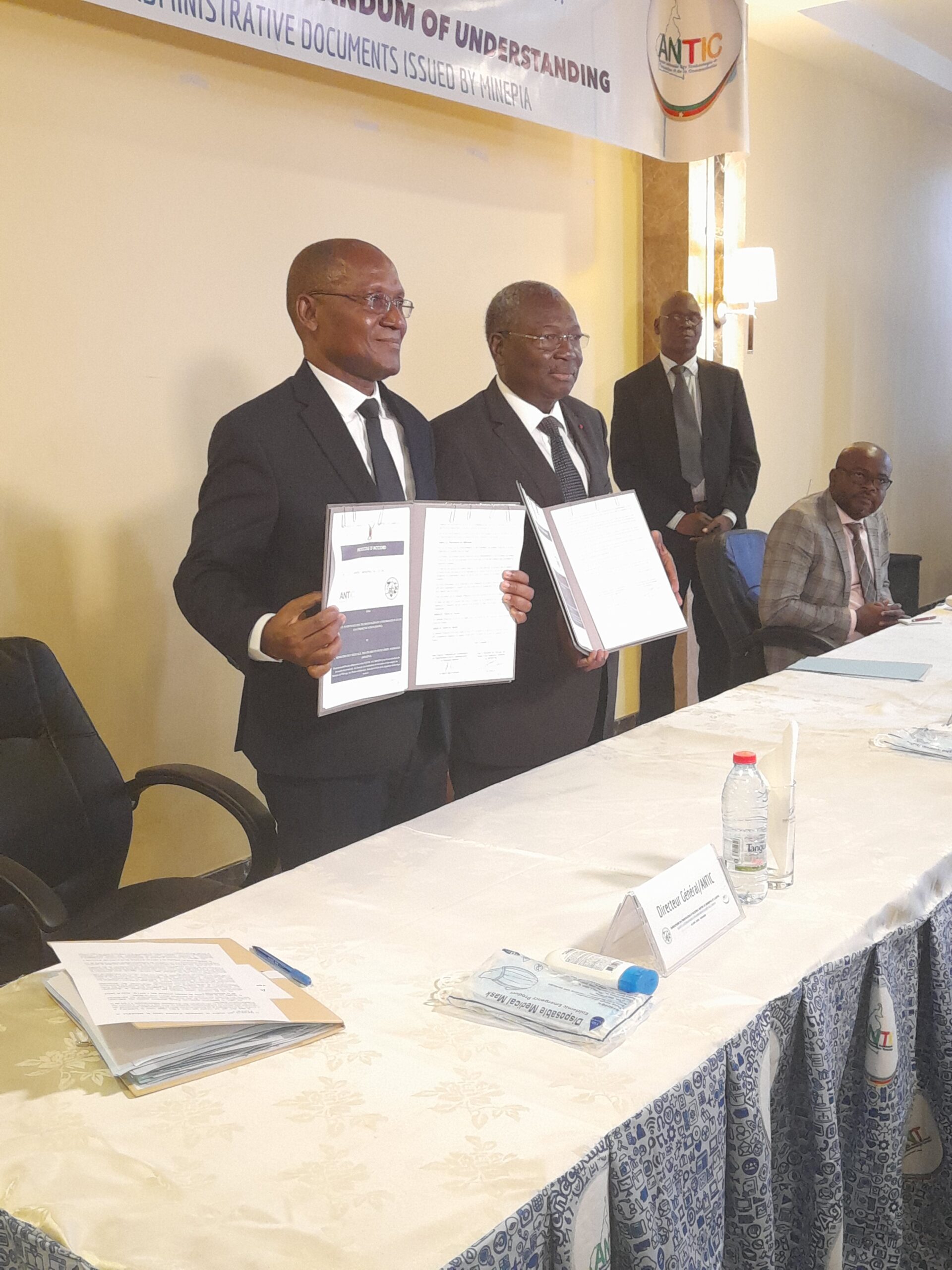 Sécurisation des actes administratifs un protocole d’accord signé entre l’ANTIC et le MINEPIA