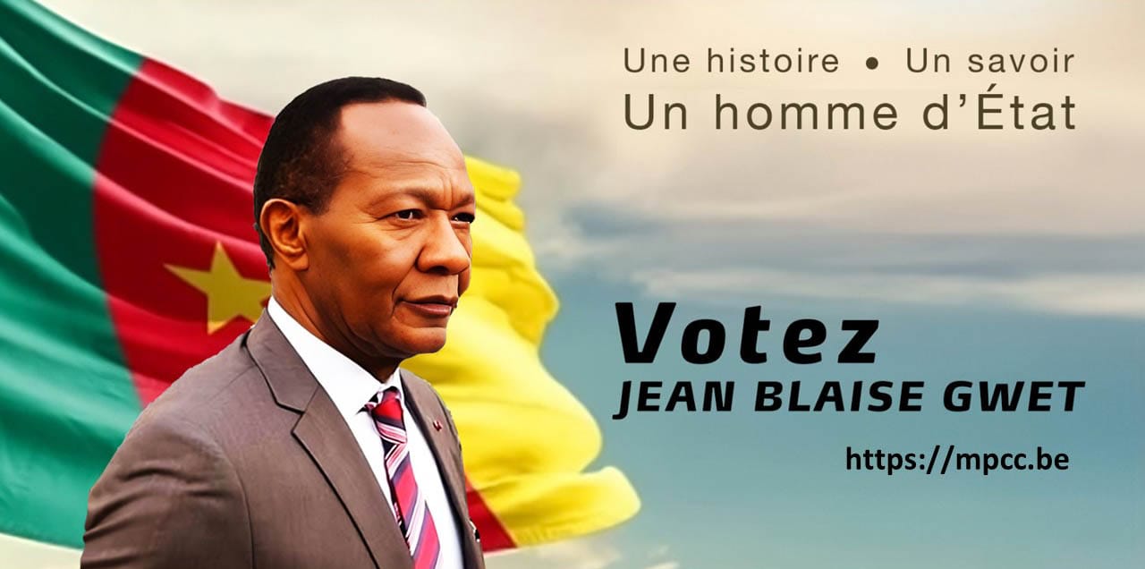 Jean Blaise GWET un homme déterminé à changer le Cameroun