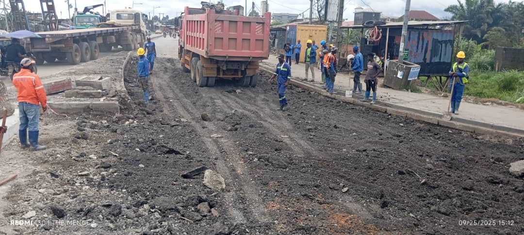 Entrée Ouest de Douala : Bientôt la fin des travaux de bétonnage des giratoires Sapeur et Rail