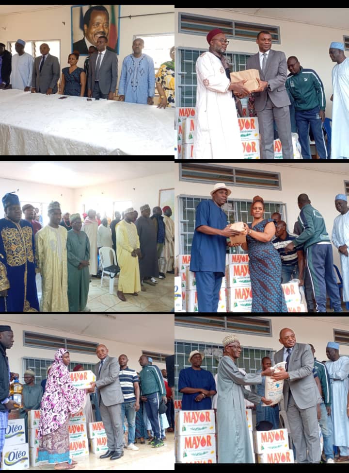 Ramadan 2026 : le Député Paul Eric Djomgue offre des packs alimentaires à la communauté musulmane de Yaoundé II