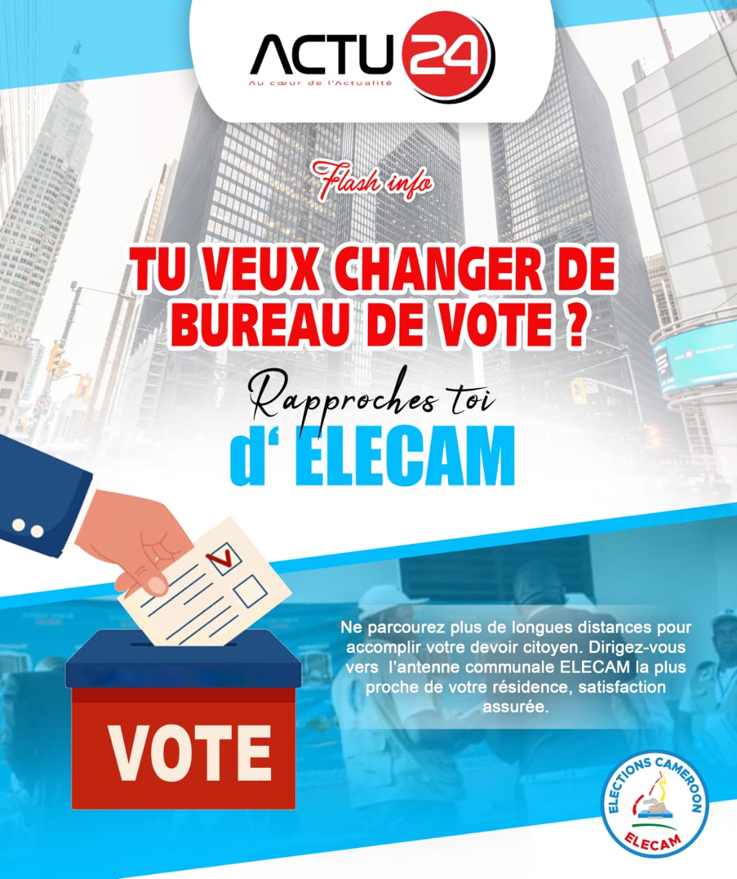 Cameroun : ELECAM plus proche de ses concitoyens