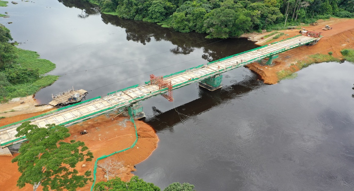 Pont sur le fleuve Nyong à Malombo : Bientôt la livraison de l’infrastructure